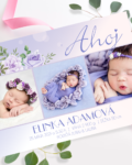 Pohľadnica k narodeniu dieťaťa