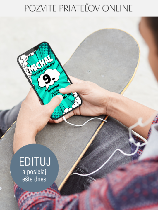 Pozvánka na oslavu narodenín