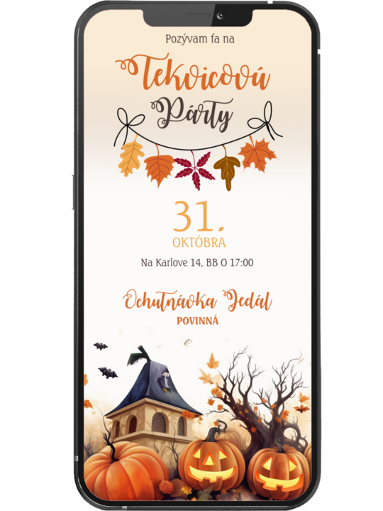 Pozvánka na Tekvicovú párty