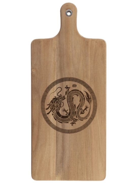 Doska na krájanie s menom pre čínsku kuchyňu