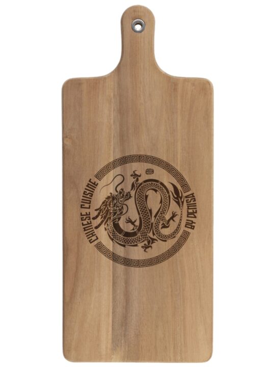 Doska na krájanie s menom pre čínsku kuchyňu