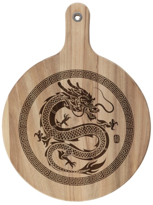 Doska na krájanie s menom pre čínsku kuchyňu